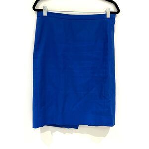 J. Crew Royal Blue Pencil Skirt - Sz 8 - EUC